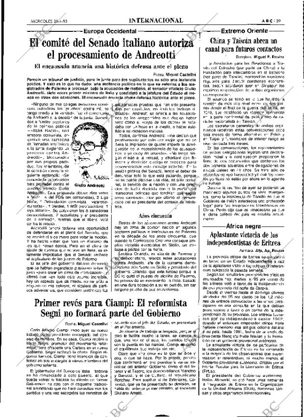 ABC MADRID 28-04-1993 página 39