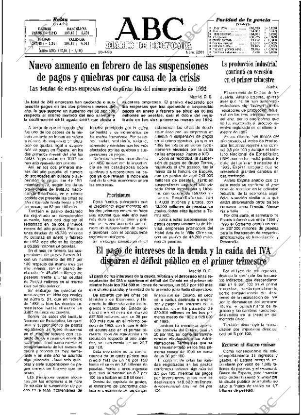 ABC MADRID 28-04-1993 página 43