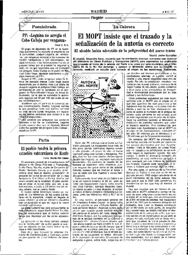 ABC MADRID 28-04-1993 página 67