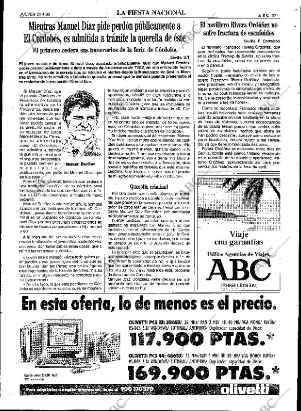 ABC SEVILLA 29-04-1993 página 67