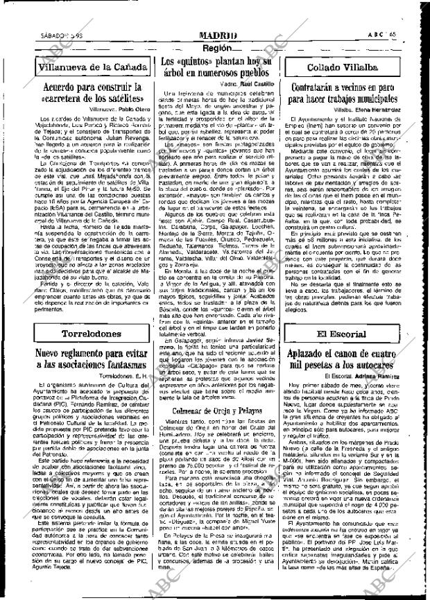 ABC MADRID 01-05-1993 página 65