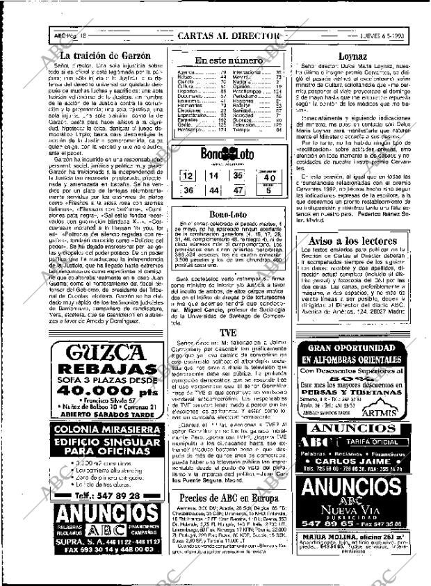 ABC MADRID 06-05-1993 página 18