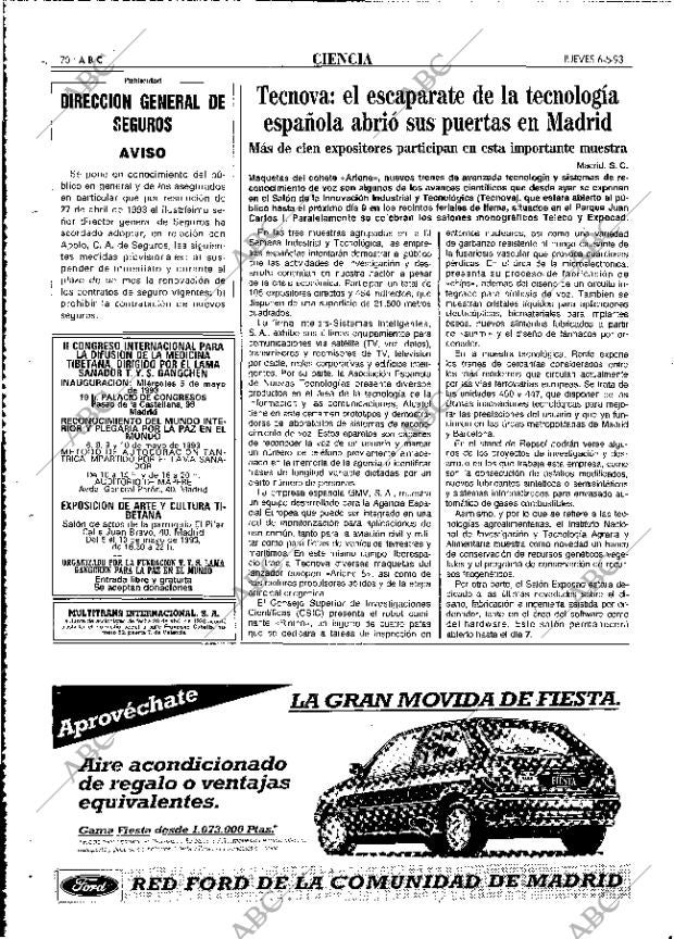 ABC MADRID 06-05-1993 página 70