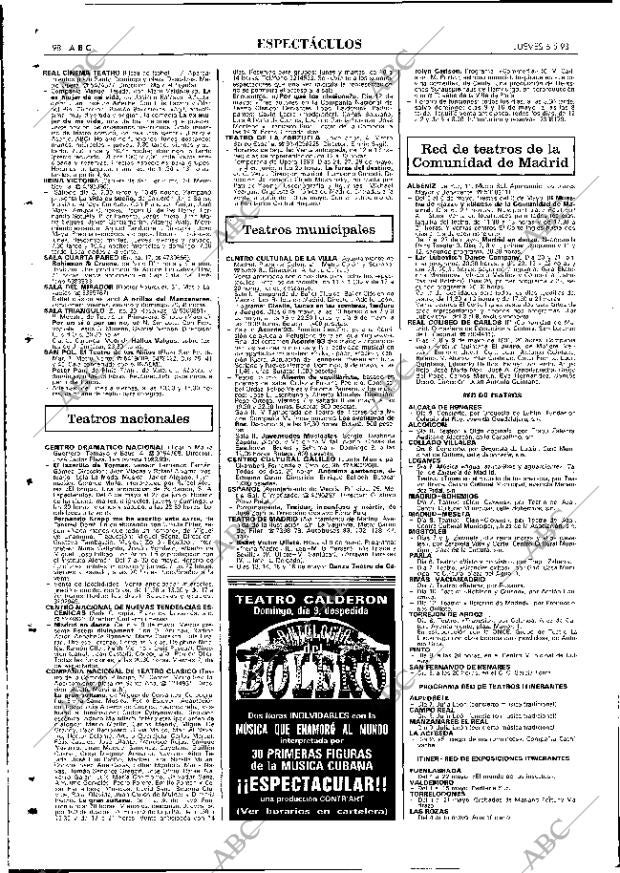 ABC MADRID 06-05-1993 página 98