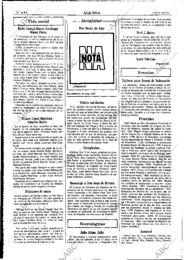 ABC MADRID 10-05-1993 página 78