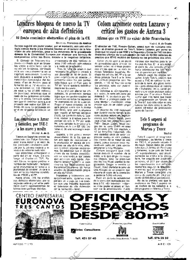 ABC MADRID 11-05-1993 página 129