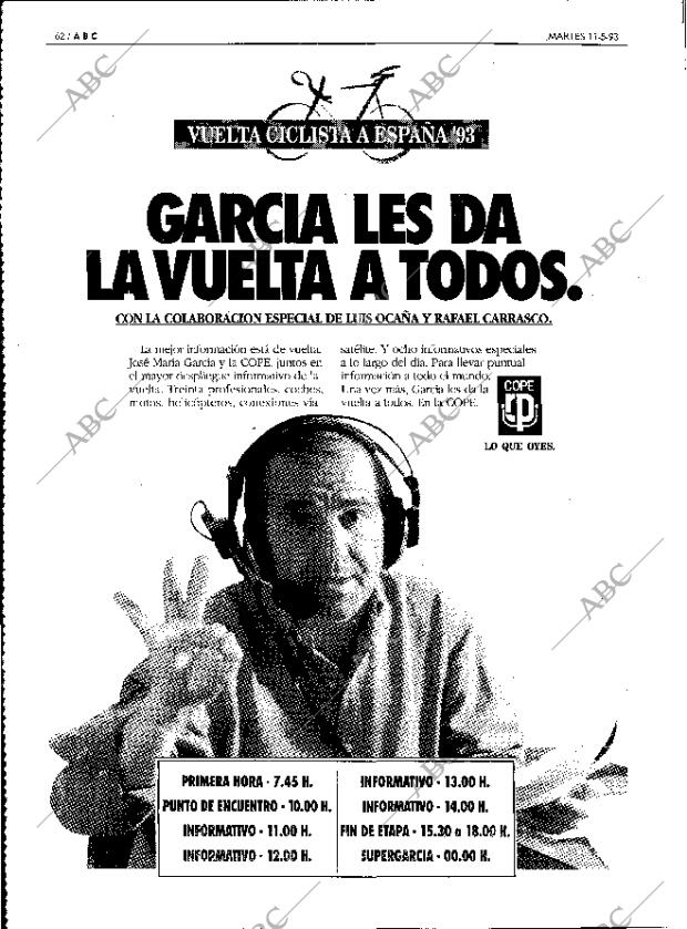 ABC MADRID 11-05-1993 página 62