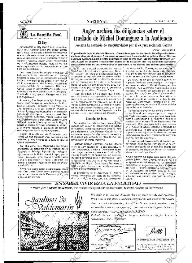 ABC MADRID 14-05-1993 página 38