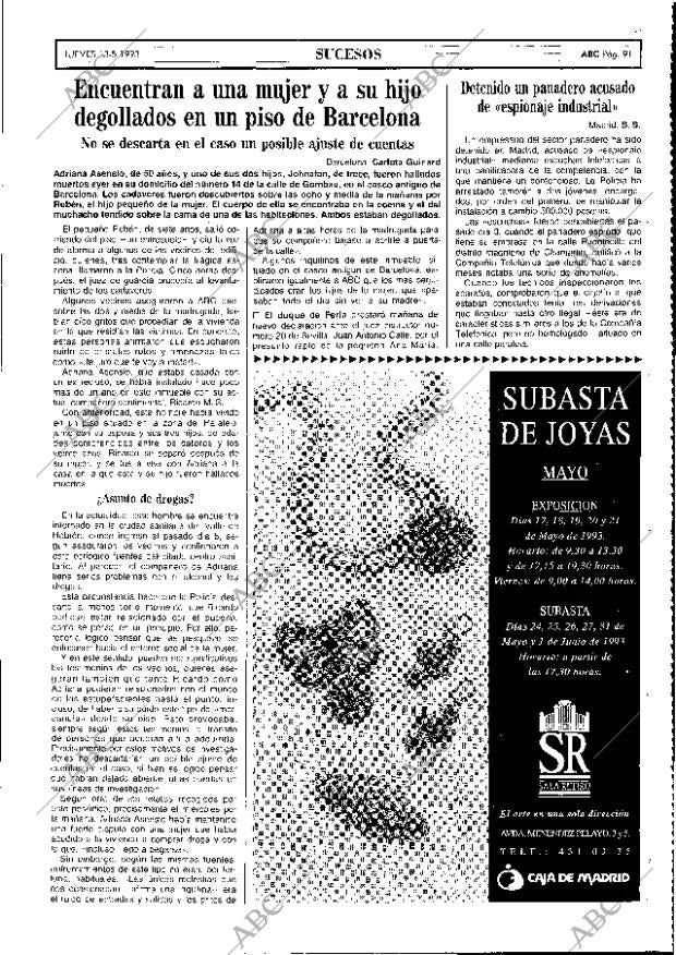 ABC MADRID 14-05-1993 página 91