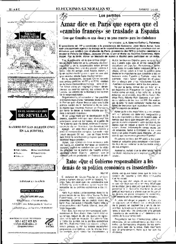ABC SEVILLA 15-05-1993 página 32