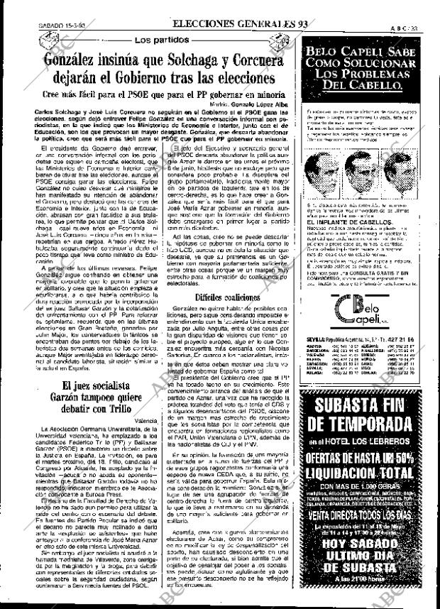 ABC SEVILLA 15-05-1993 página 33
