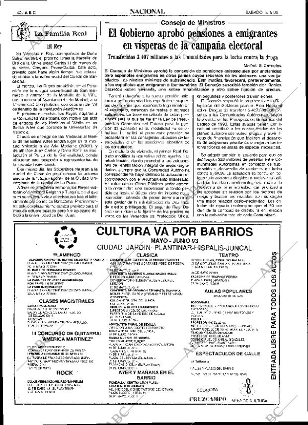 ABC SEVILLA 15-05-1993 página 40