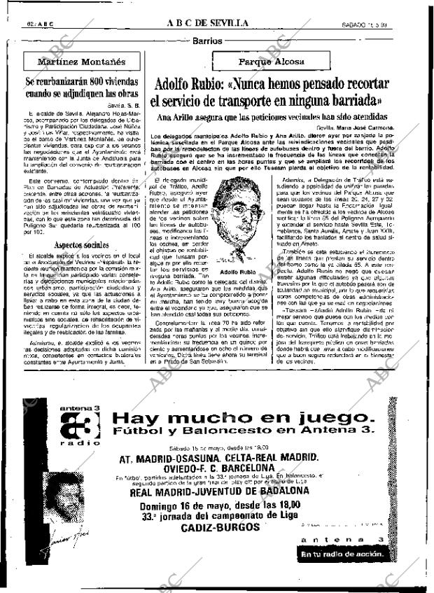 ABC SEVILLA 15-05-1993 página 62