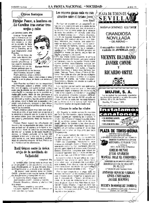 ABC SEVILLA 15-05-1993 página 71