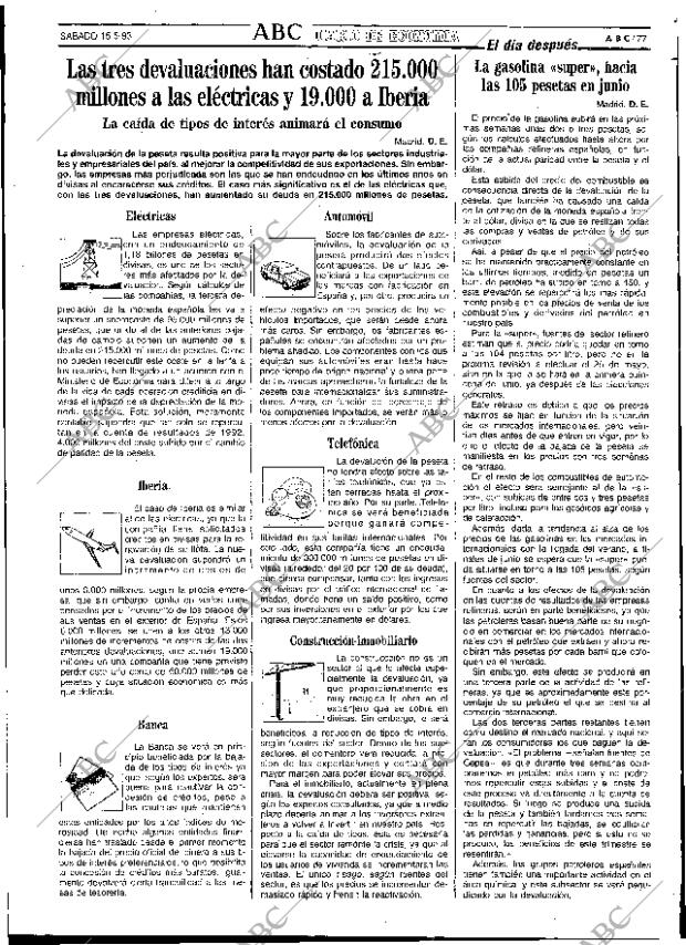 ABC SEVILLA 15-05-1993 página 77