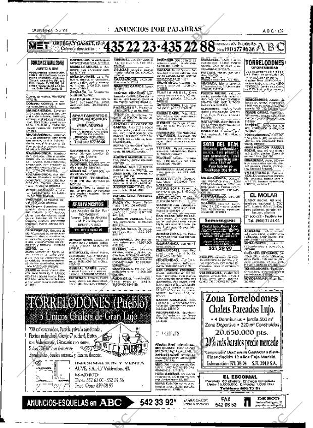 ABC MADRID 16-05-1993 página 137
