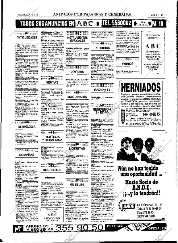 ABC MADRID 16-05-1993 página 147