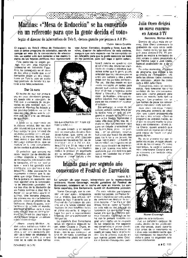 ABC MADRID 16-05-1993 página 153