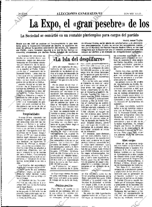 ABC MADRID 16-05-1993 página 34