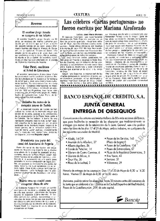 ABC MADRID 16-05-1993 página 89