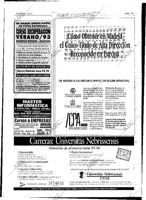 ABC MADRID 16-05-1993 página 99