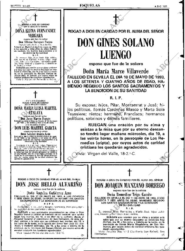 ABC SEVILLA 18-05-1993 página 109