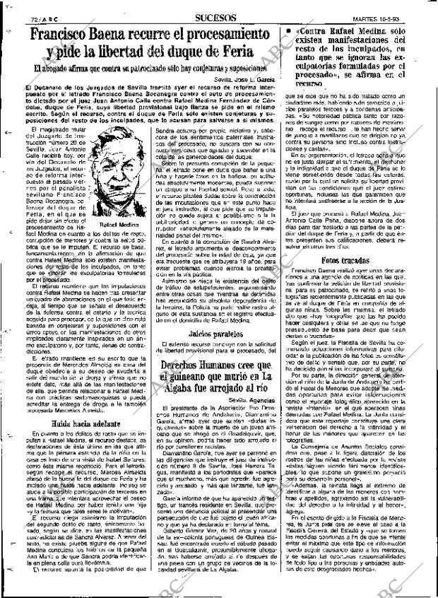 ABC SEVILLA 18-05-1993 página 72