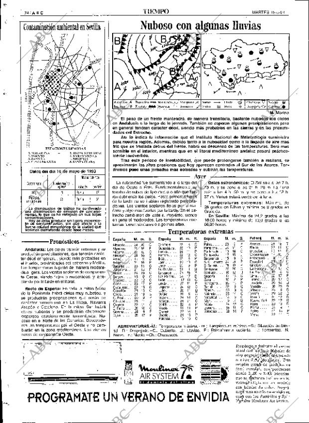 ABC SEVILLA 18-05-1993 página 74