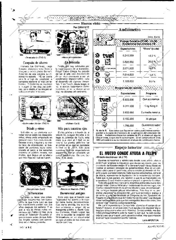 ABC MADRID 20-05-1993 página 140