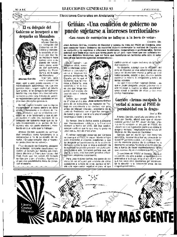 ABC SEVILLA 20-05-1993 página 30