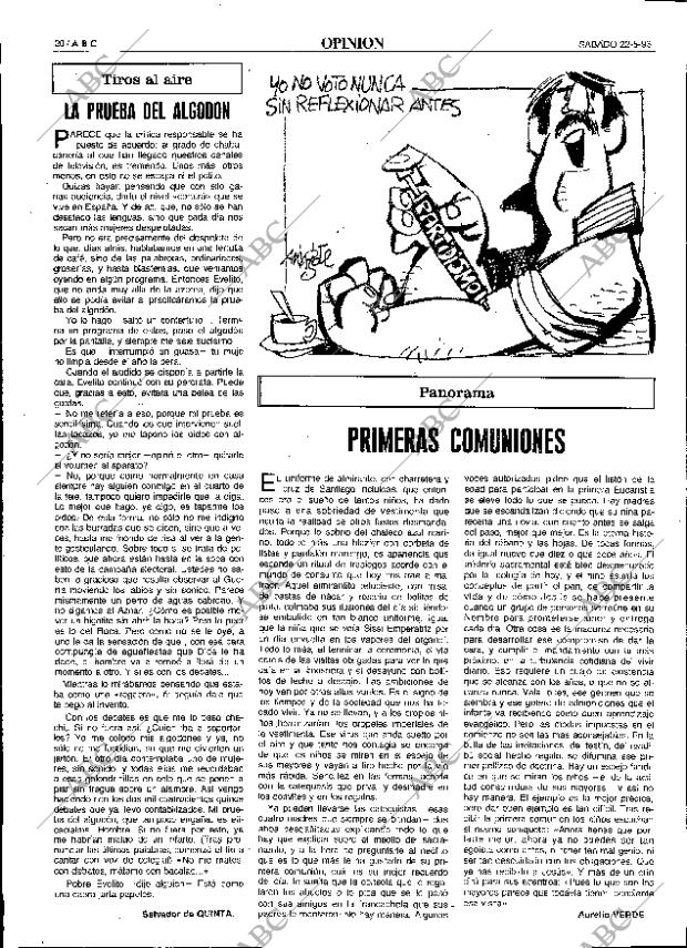 ABC SEVILLA 22-05-1993 página 20