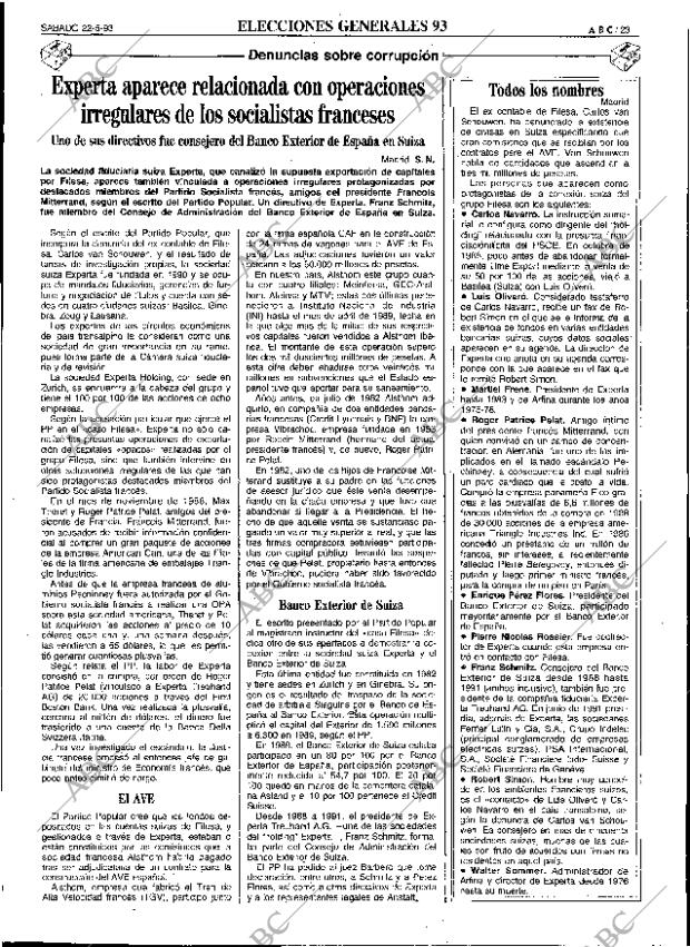 ABC SEVILLA 22-05-1993 página 23