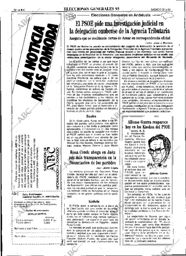 ABC SEVILLA 22-05-1993 página 32