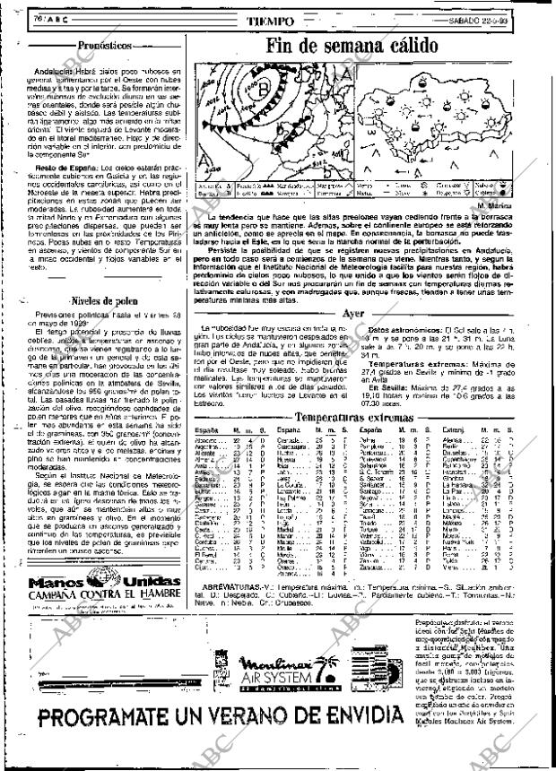 ABC SEVILLA 22-05-1993 página 76