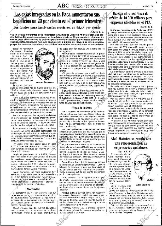ABC SEVILLA 22-05-1993 página 79