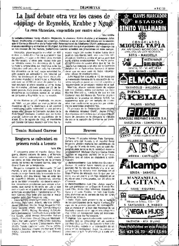 ABC SEVILLA 22-05-1993 página 93