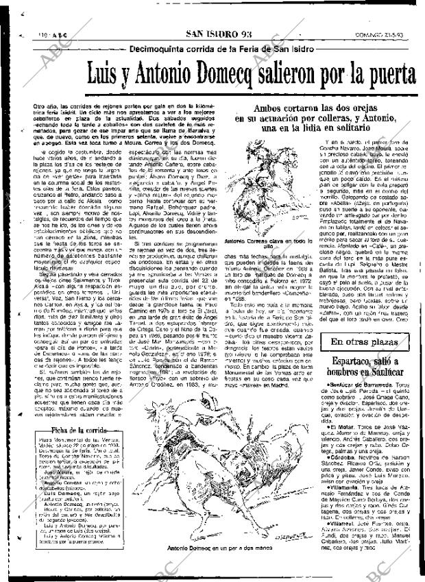 ABC MADRID 23-05-1993 página 110