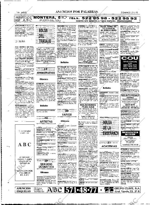 ABC MADRID 23-05-1993 página 144