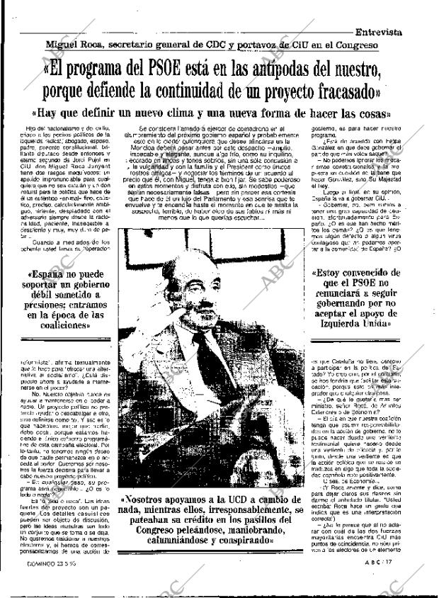 ABC MADRID 23-05-1993 página 17