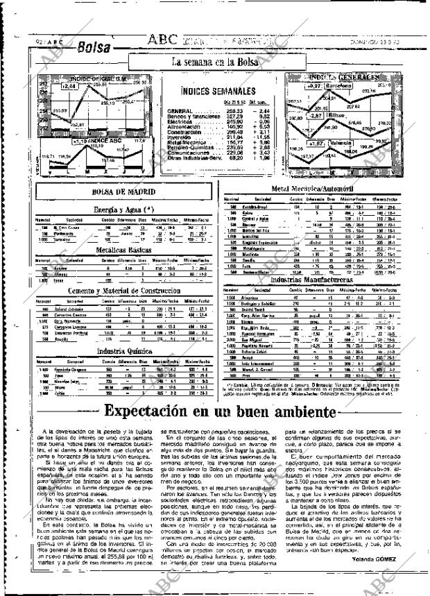 ABC MADRID 23-05-1993 página 92