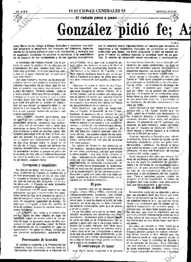 ABC SEVILLA 25-05-1993 página 22