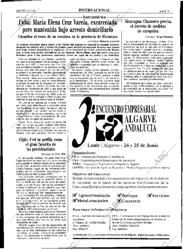 ABC SEVILLA 25-05-1993 página 41