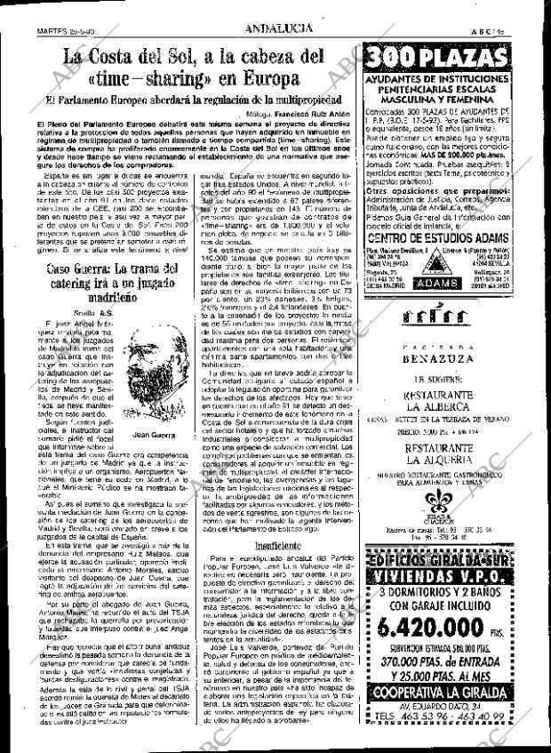 ABC SEVILLA 25-05-1993 página 45