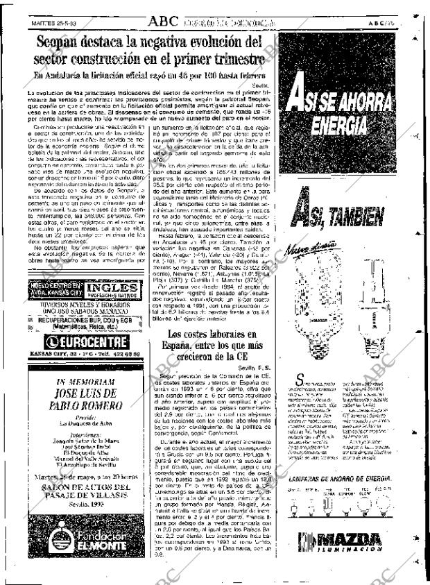 ABC SEVILLA 25-05-1993 página 75