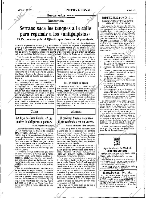 ABC MADRID 28-05-1993 página 43