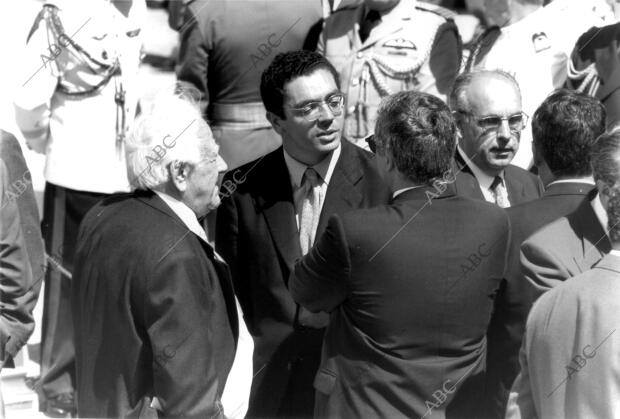 Desfile del día de las Fuerzas Armadas de 1993, en Madrid, Presidido por sus...