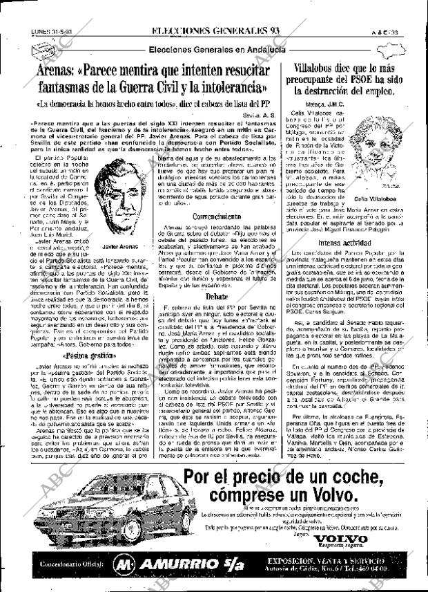 ABC SEVILLA 31-05-1993 página 33