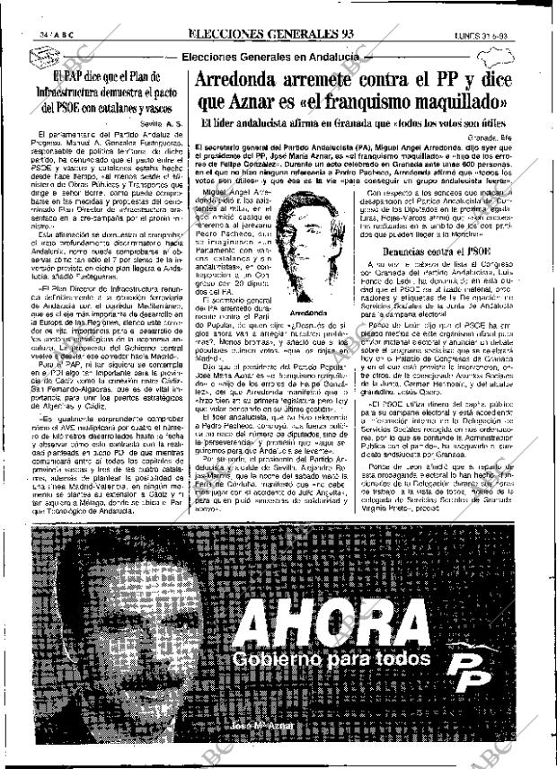 ABC SEVILLA 31-05-1993 página 34