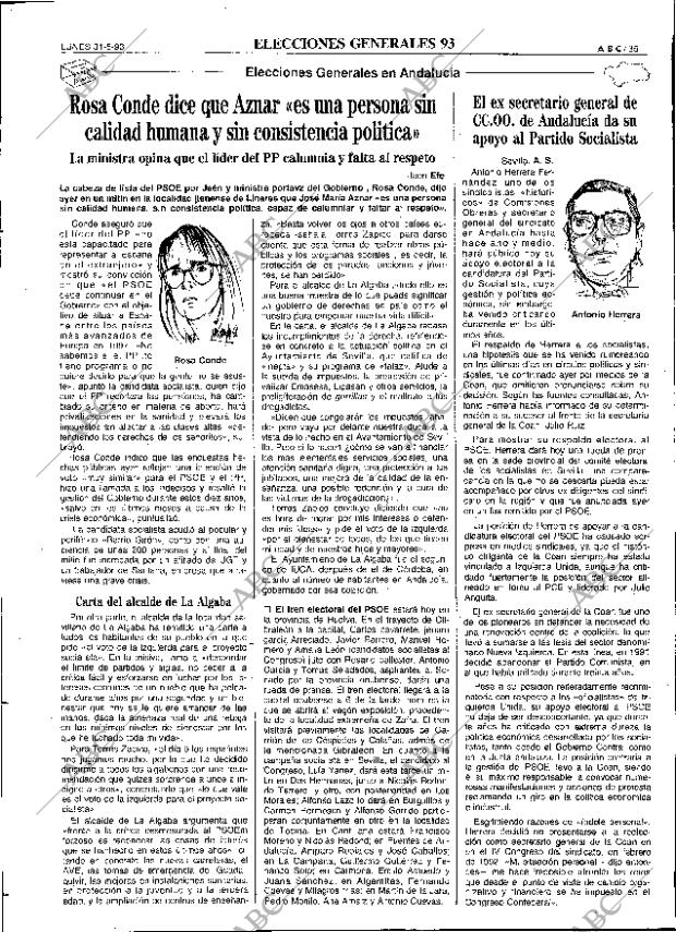 ABC SEVILLA 31-05-1993 página 35