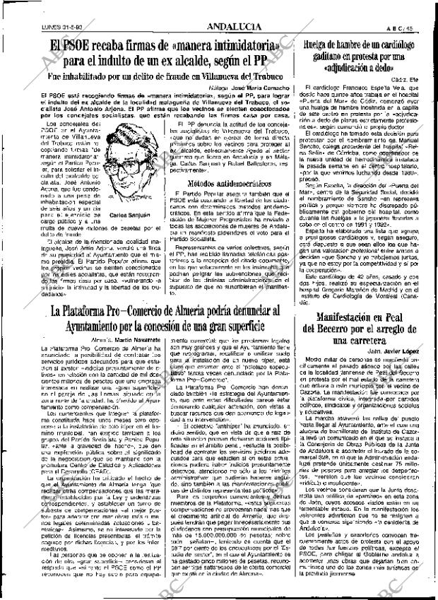 ABC SEVILLA 31-05-1993 página 45